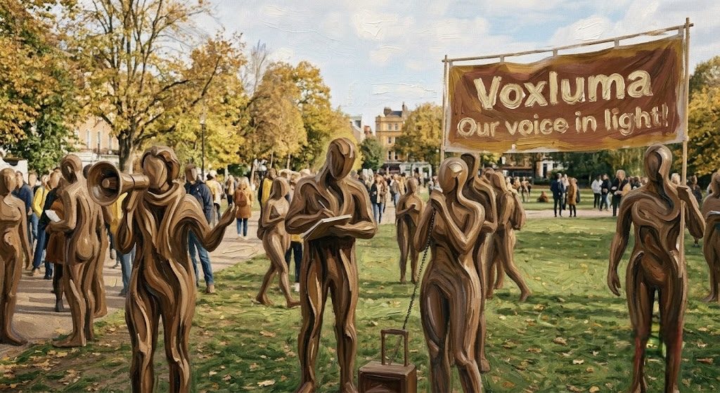 Voxluma — our voice in light